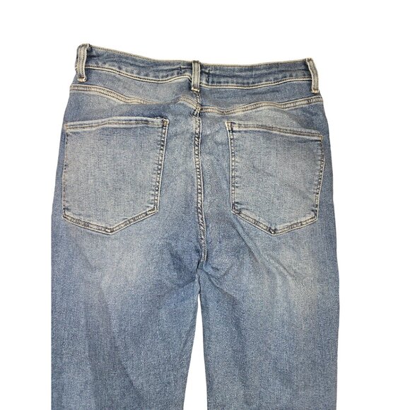 Forever 21 Jeans Woman's Distressed Med Wash Size 29 Jj3671 - Picture 3 of 7